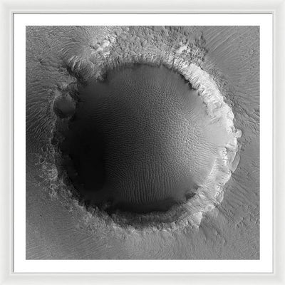 Planet Mars - detail #r34 / Art Photo - Framed Print