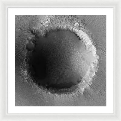 Planet Mars - detail #r34 / Art Photo - Framed Print