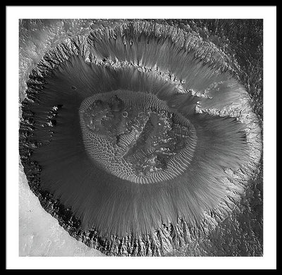 Planet Mars - detail #r36 / Art Photo - Framed Print