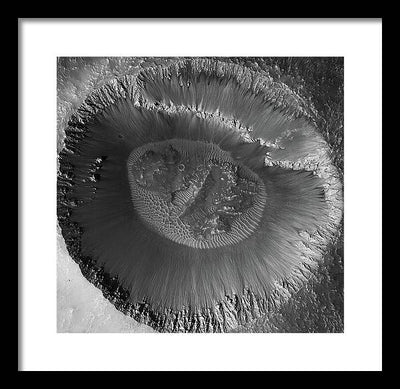 Planet Mars - detail #r36 / Art Photo - Framed Print