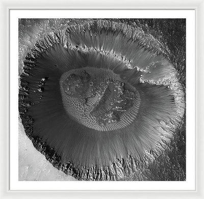 Planet Mars - detail #r36 / Art Photo - Framed Print