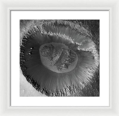 Planet Mars - detail #r36 / Art Photo - Framed Print