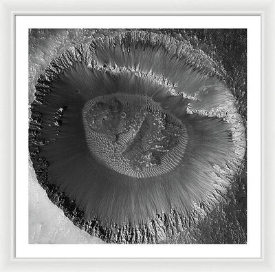 Planet Mars - detail #r36 / Art Photo - Framed Print