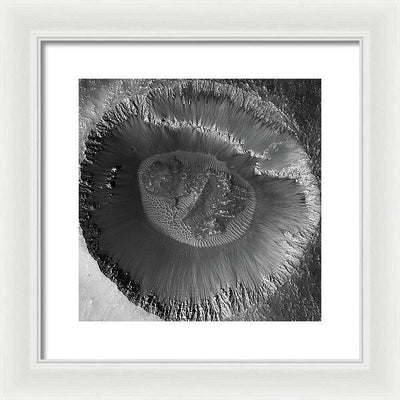 Planet Mars - detail #r36 / Art Photo - Framed Print