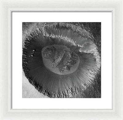 Planet Mars - detail #r36 / Art Photo - Framed Print