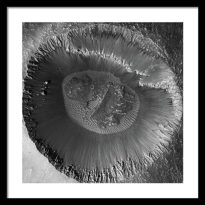 Planet Mars - detail #r36 / Art Photo - Framed Print