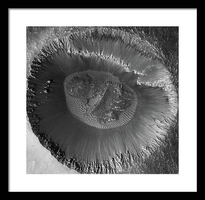 Planet Mars - detail #r36 / Art Photo - Framed Print