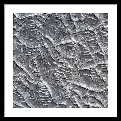 Planet Mars - detail #r43 / Art Photo - Framed Print