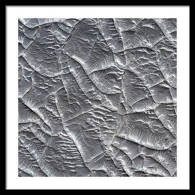 Planet Mars - detail #r43 / Art Photo - Framed Print