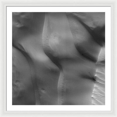 Planet Mars - detail #r46 / Art Photo - Framed Print