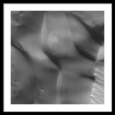 Planet Mars - detail #r46 / Art Photo - Framed Print