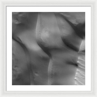 Planet Mars - detail #r46 / Art Photo - Framed Print