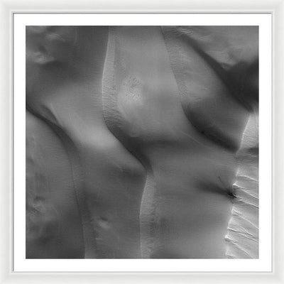 Planet Mars - detail #r46 / Art Photo - Framed Print