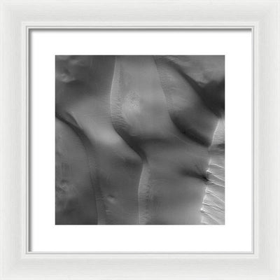 Planet Mars - detail #r46 / Art Photo - Framed Print