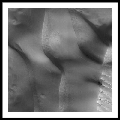 Planet Mars - detail #r46 / Art Photo - Framed Print