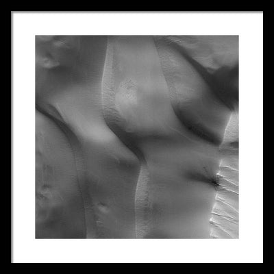 Planet Mars - detail #r46 / Art Photo - Framed Print