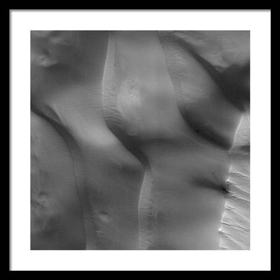 Planet Mars - detail #r46 / Art Photo - Framed Print