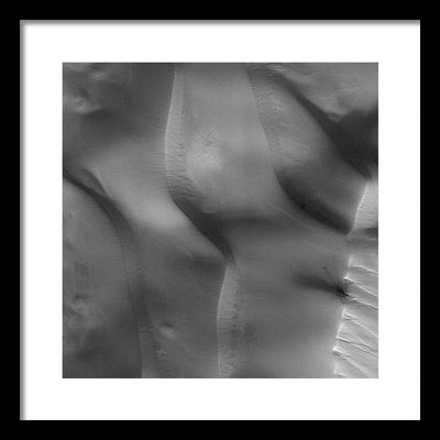 Planet Mars - detail #r46 / Art Photo - Framed Print