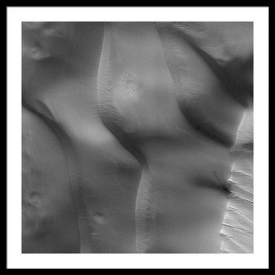 Planet Mars - detail #r46 / Art Photo - Framed Print