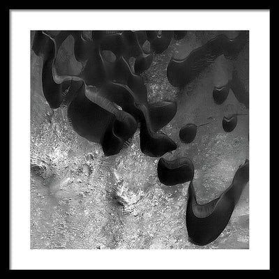 Planet Mars - detail #r47 / Art Photo - Framed Print