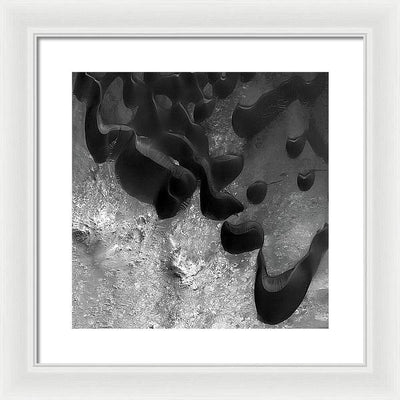 Planet Mars - detail #r47 / Art Photo - Framed Print