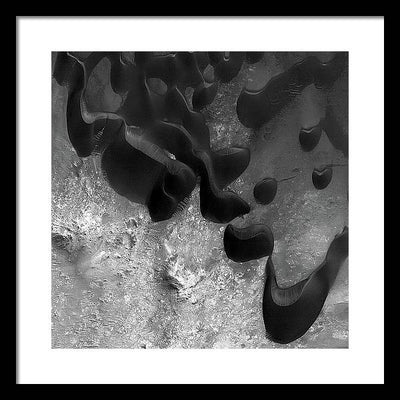 Planet Mars - detail #r47 / Art Photo - Framed Print