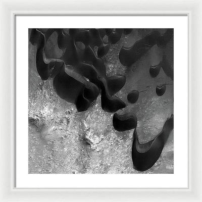 Planet Mars - detail #r47 / Art Photo - Framed Print