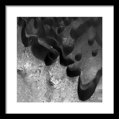 Planet Mars - detail #r47 / Art Photo - Framed Print