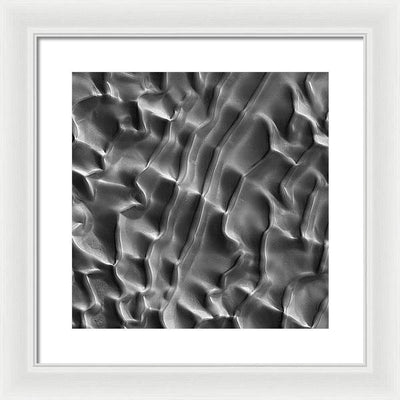 Planet Mars - detail #r48 / Art Photo - Framed Print