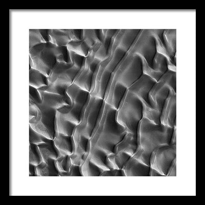 Planet Mars - detail #r48 / Art Photo - Framed Print