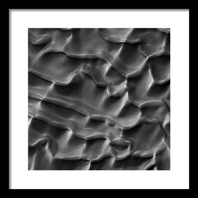 Planet Mars - detail #r52 / Art Photo - Framed Print