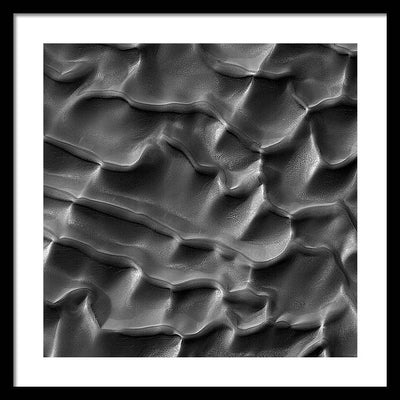 Planet Mars - detail #r52 / Art Photo - Framed Print