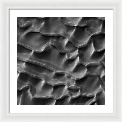 Planet Mars - detail #r52 / Art Photo - Framed Print