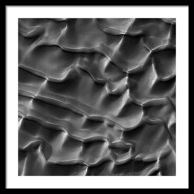 Planet Mars - detail #r52 / Art Photo - Framed Print