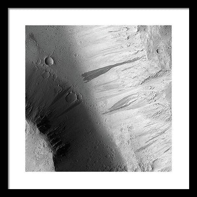 Planet Mars - detail #r53 / Art Photo - Framed Print