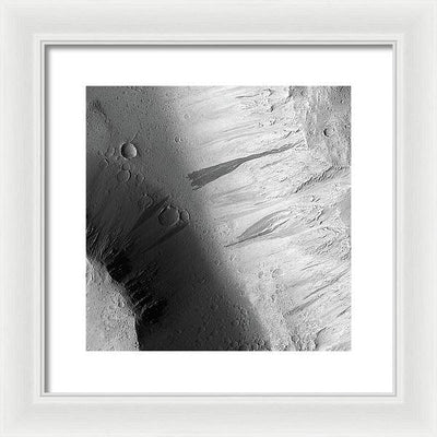 Planet Mars - detail #r53 / Art Photo - Framed Print