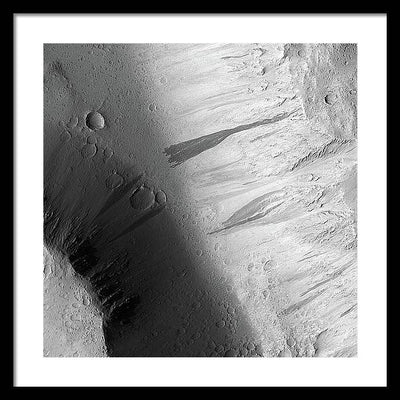 Planet Mars - detail #r53 / Art Photo - Framed Print