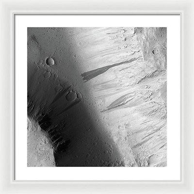 Planet Mars - detail #r53 / Art Photo - Framed Print