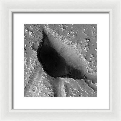 Planet Mars - detail #r54 / Art Photo - Framed Print