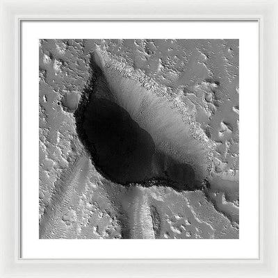 Planet Mars - detail #r54 / Art Photo - Framed Print