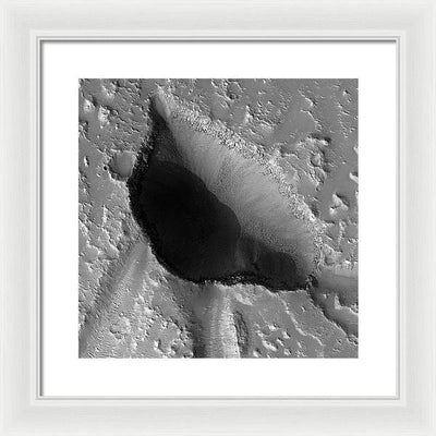 Planet Mars - detail #r54 / Art Photo - Framed Print