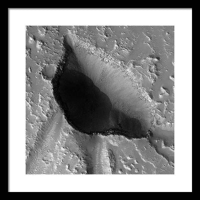 Planet Mars - detail #r54 / Art Photo - Framed Print