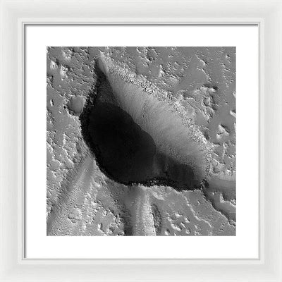 Planet Mars - detail #r54 / Art Photo - Framed Print