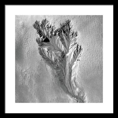 Planet Mars - detail #r55 / Art Photo - Framed Print