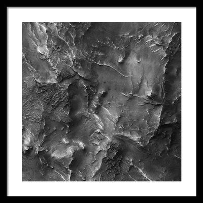 Planet Mars - detail #r58 / Art Photo - Framed Print