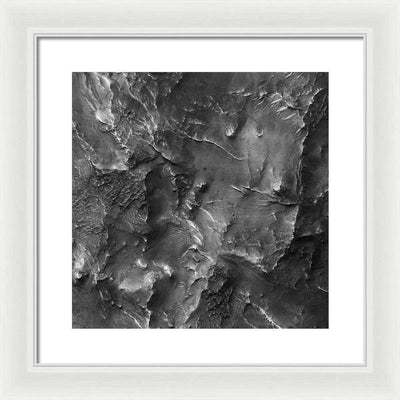 Planet Mars - detail #r58 / Art Photo - Framed Print