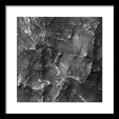 Planet Mars - detail #r58 / Art Photo - Framed Print