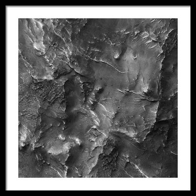 Planet Mars - detail #r58 / Art Photo - Framed Print