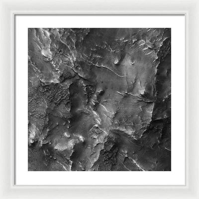 Planet Mars - detail #r58 / Art Photo - Framed Print