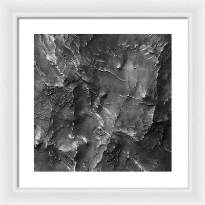 Planet Mars - detail #r58 / Art Photo - Framed Print